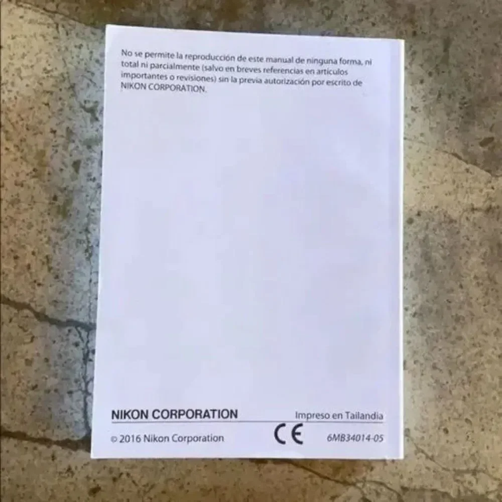 Nikon D500 owner’s manual - Spanish Version